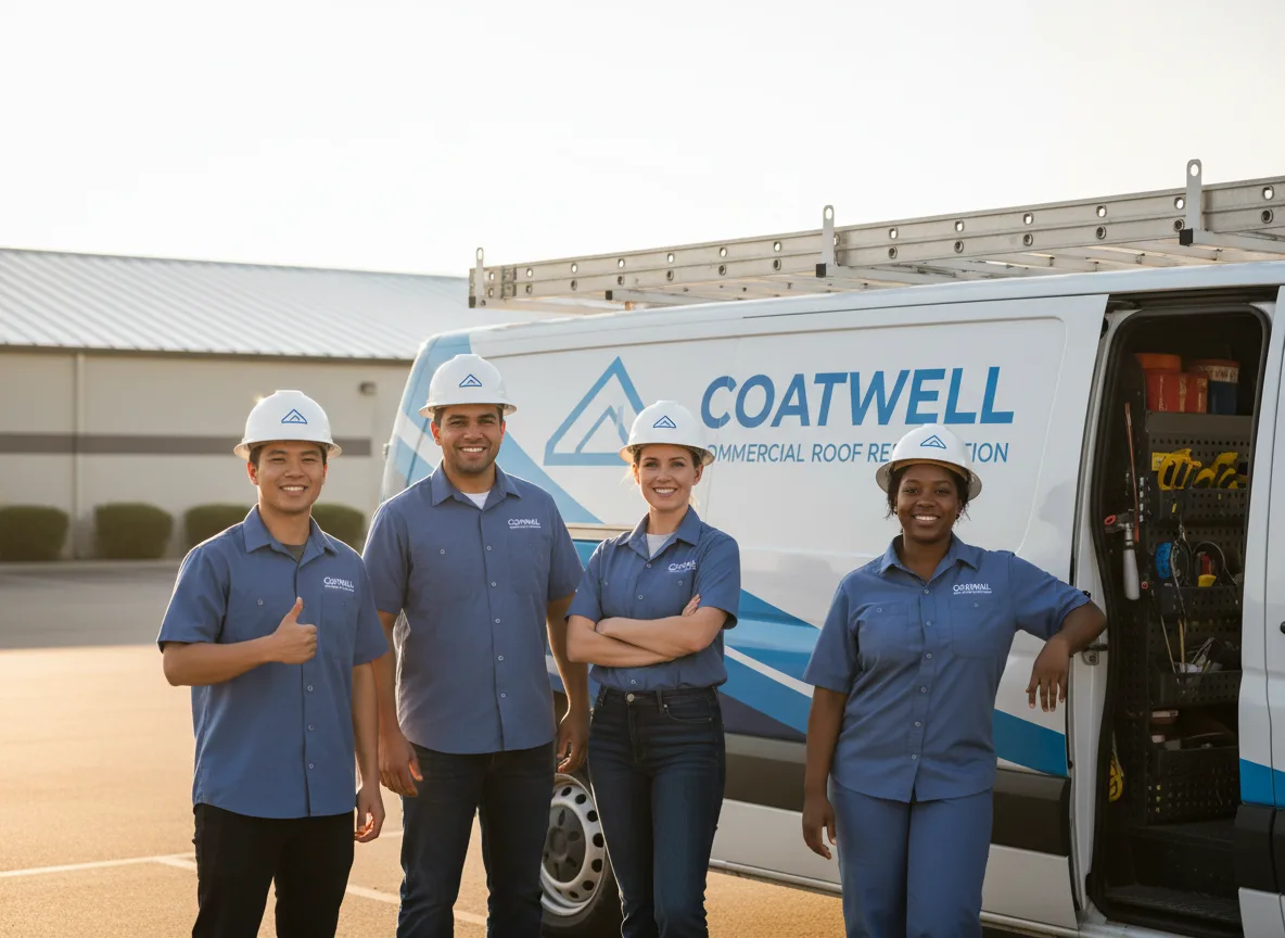 Commercial roof coating company in Streamwood, IL